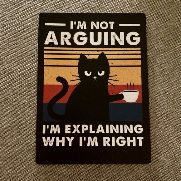 COPY - Grumpy Cat Funny Magnet - Picture 2 of 6